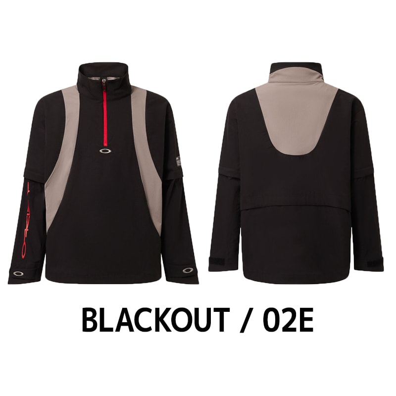 オークリー ゴルフ 2way アイコン シェイプ プルオーバー ジャケット XL オークリー オーバージャケット アイコン シェイププルOAKLEY ICON