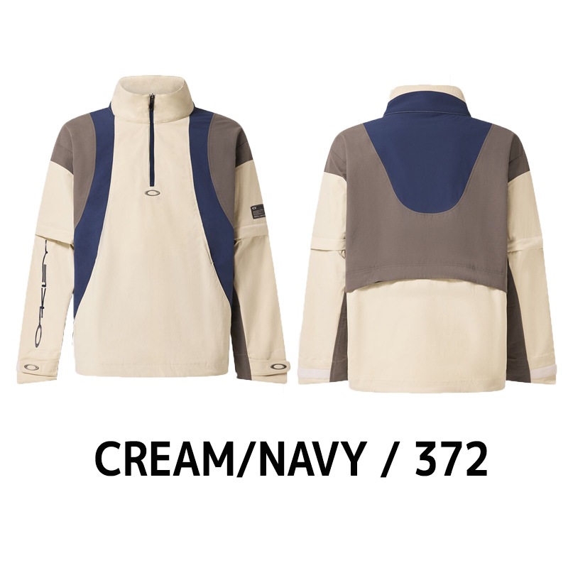 オークリー ゴルフ 2way アイコン シェイプ プルオーバー ジャケット XL オークリー オーバージャケット アイコン シェイププルOAKLEY ICON