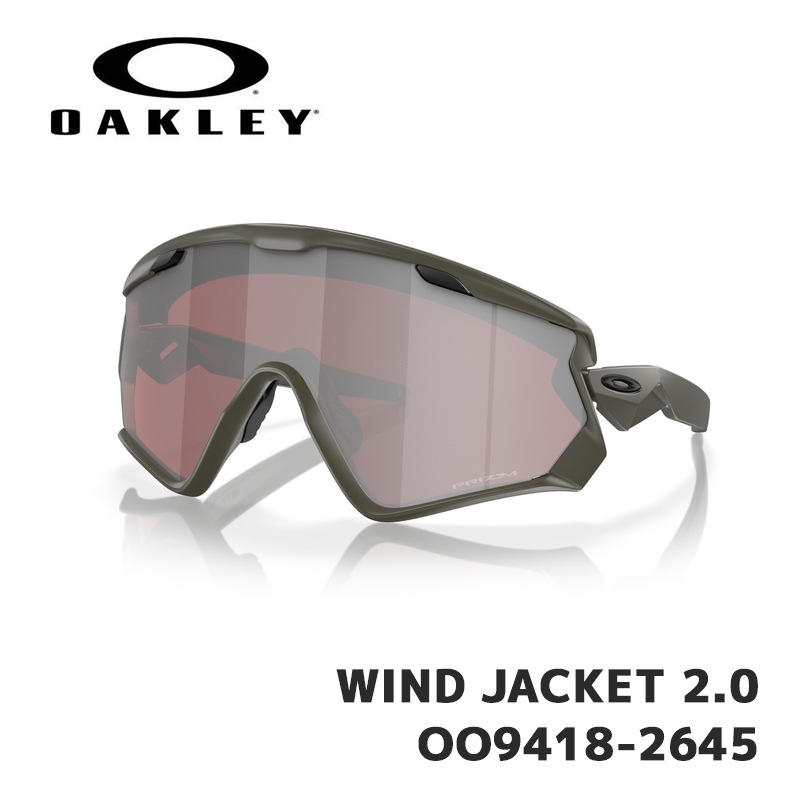 オークリー サングラス OAKLEY WIND JACKET 2.0 OO9418-2645 Matte