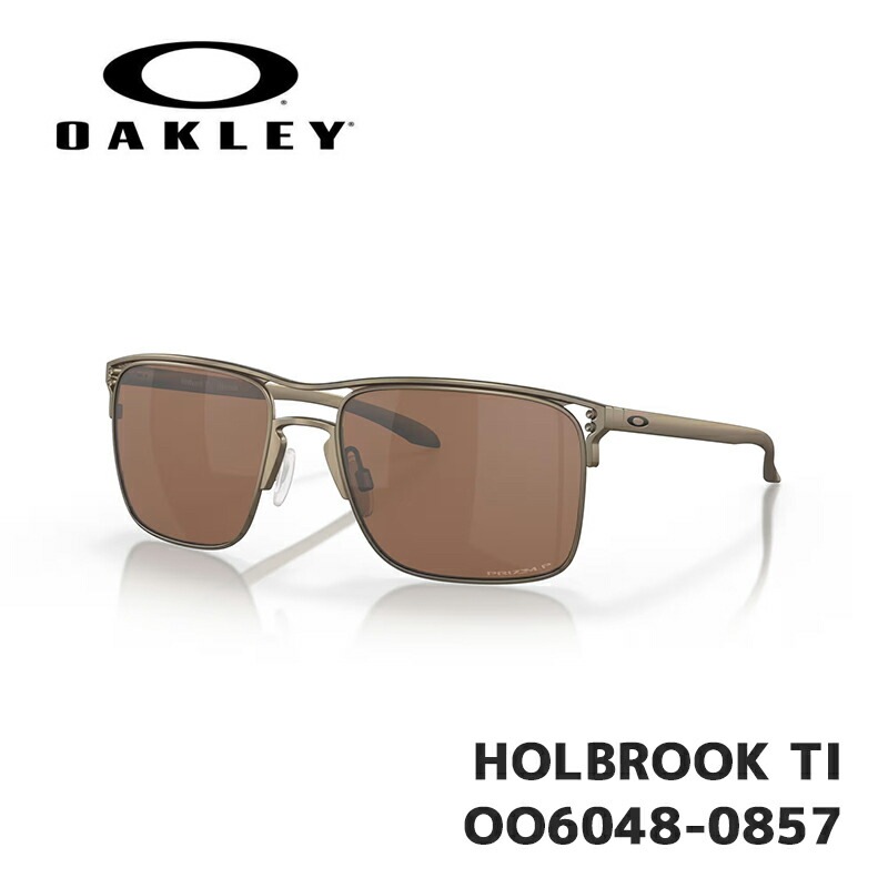 オークリー サングラス OAKLEY HOLBROOK TI OO6048-0857 Satin Pewter