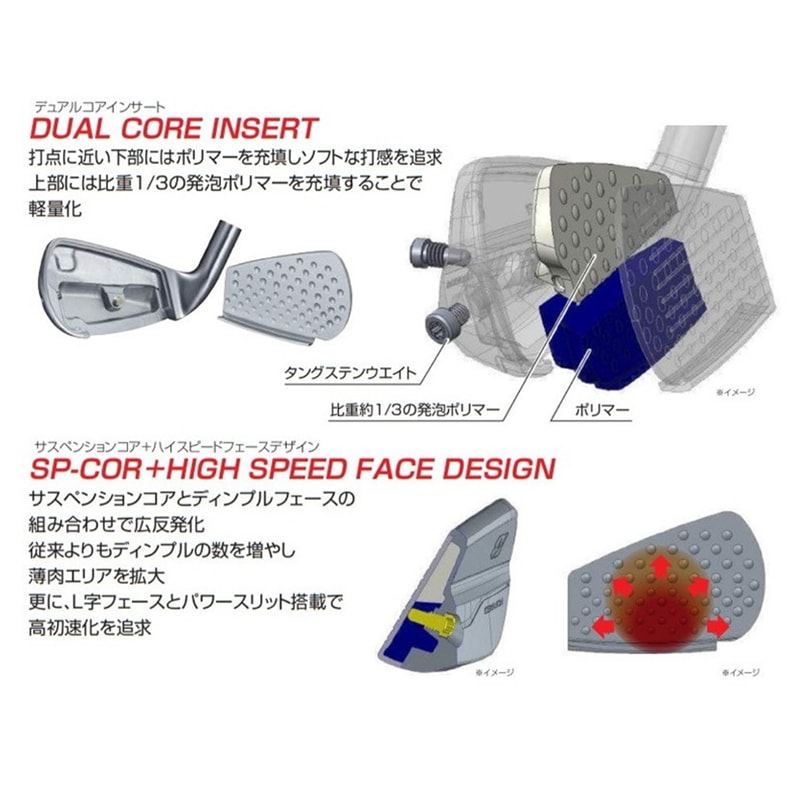 BRIDGESTONE 233HF IRON［SPEEDER NX BS40i］2023年モデル