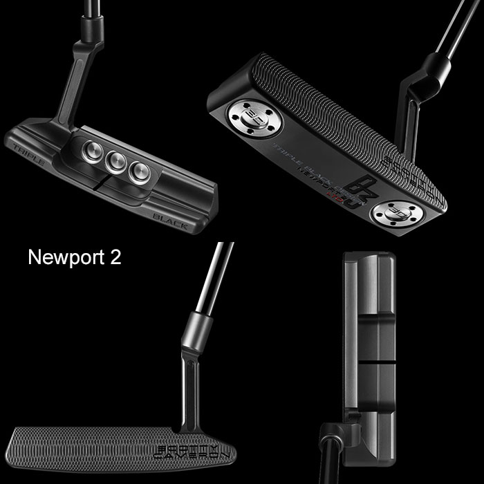 2024年 限定品・即納】Scotty Cameron B3 Triple Black Limited Putter Newport 2/Long  Neck/Catalina/SantaFe スコッティーキャメロン トリプルブラック USA直輸入 | ゴルフ,パター | Mスポーツ 本店