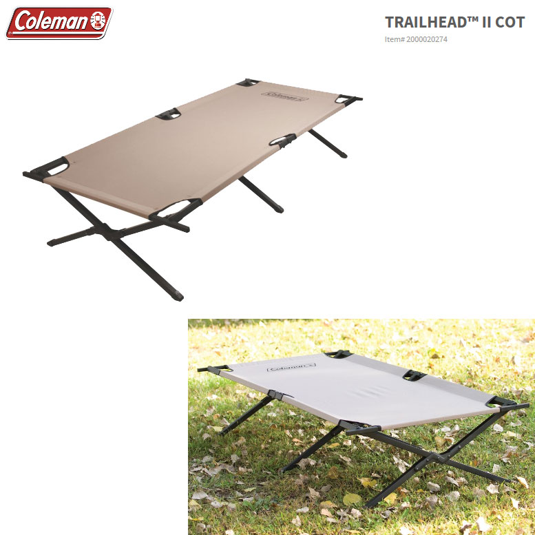 即納！】コールマン コット トレイルヘッド2 COLEMAN COT TRAILHEAD2 USA COLEMAN [2000035688] |  アウトドア | Mスポーツ 本店