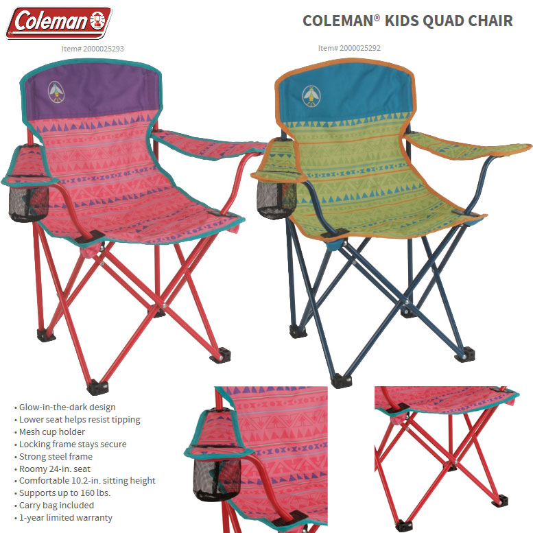 即納！】コールマン キッズ クアッド チェアCOLEMAN KIDS QAUD