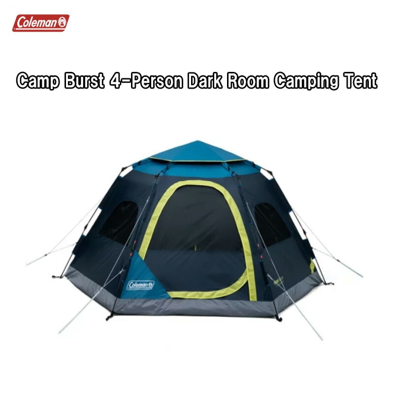 即納！】コールマン キャンプバースト 4人用 テント COLEMAN CAMP BURST 4-Person CAMP TENT with Dark  Room Technology USA直輸入品 [2155782] | アウトドア | Mスポーツ 本店