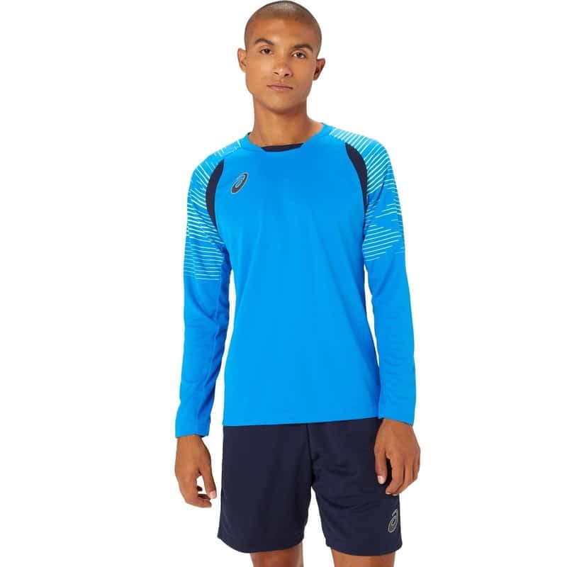 アシックス LS TOP 長袖シャツ ELECTRIC BLUE 2101A275-402 サッカー