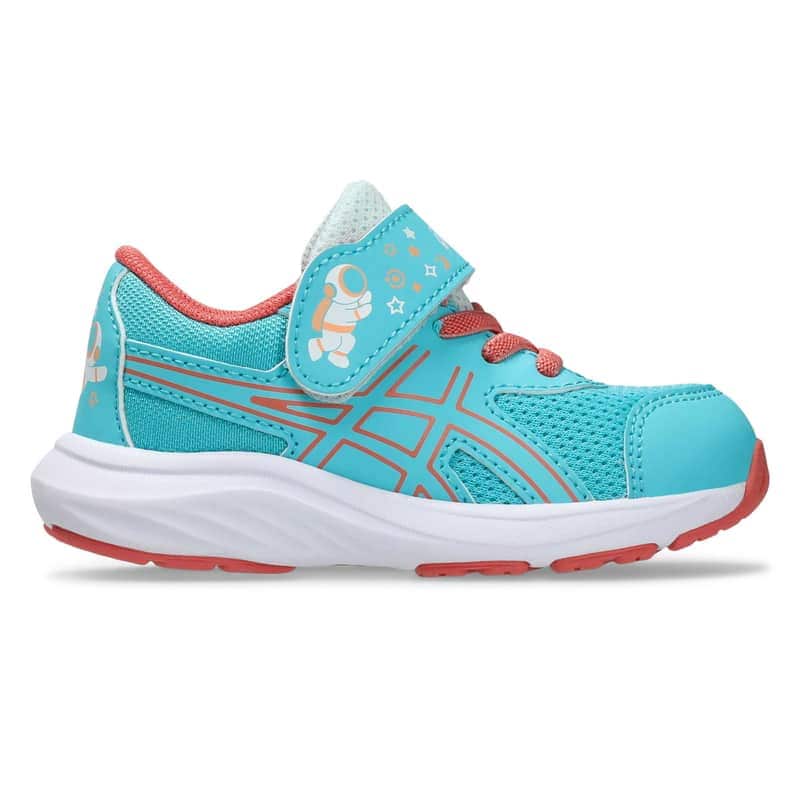 アシックス シューズ CONTEND 9 TS SCHOOL YARD ENERGY AQUA/PAPAYA