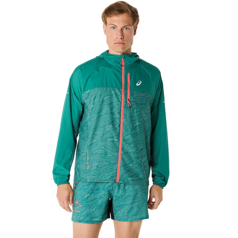 未使用 ASICS FUJITRAIL パッカブルウィンドブレーカー L アシックス FUJITRAILパッカブルウィンドブレーカー 2011C991-300