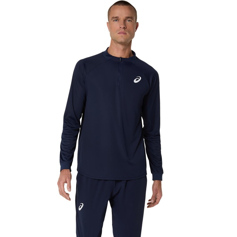 アシックス MATCH LS 1/2 ZIP TOP 2041A321-400 テニス メンズ 長袖