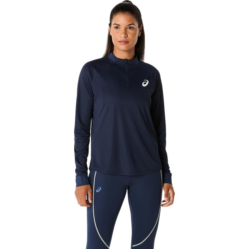アシックス MATCH LS 1/2 ZIP TOP 2042A354-400 テニス レディース