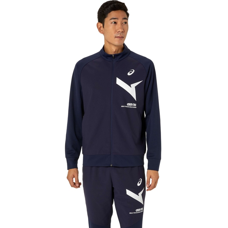 アシックス AIM-TRGウインドバリアハイブリッドニットジャケット