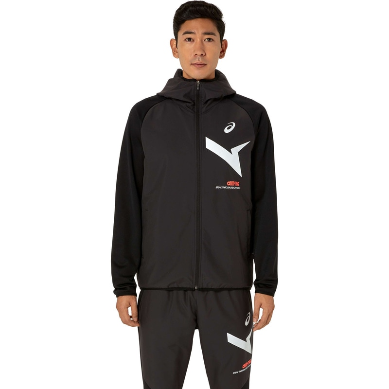 アシックス AIM-TRGハイブリッドスフリースフルジップフーディー