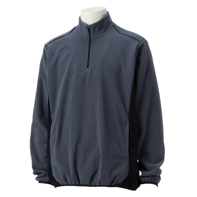 アシックス フリースジャケット チャコール 2121A338-020 ベースボール