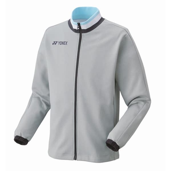 YONEX グレー ウォームアップウェア xo ヨネックス ニットウォームアップシャツ. 50152 グレーモク ユニ