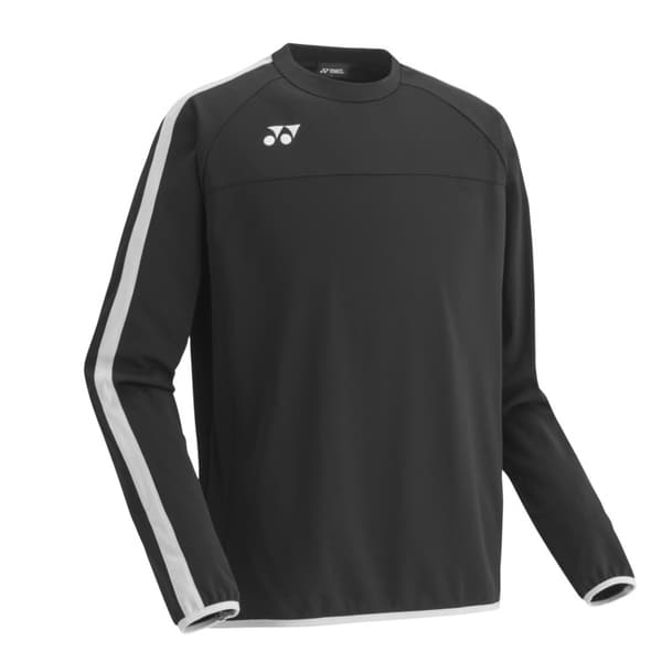 YONEX ヨネックス ユニトレーニングトップ (FW5006) [色 : ブラック/シルバー] [サイズ : M] ヨネックス トレーニングトップ. FW5006 ブラック／シルバー ユニ