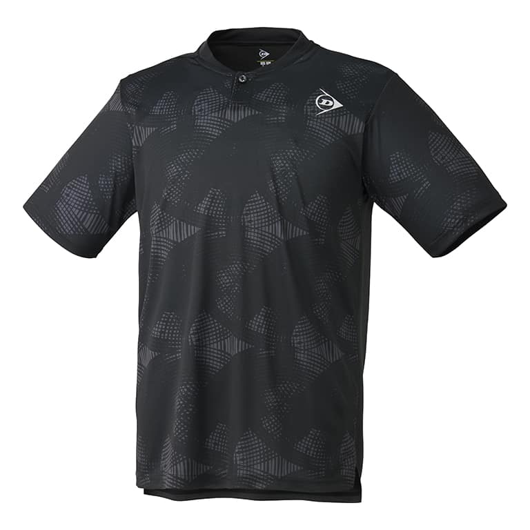 ダンロップ UNISEX GAME SHIRT DAP-1441 ゲームシャツ ブラック テニス