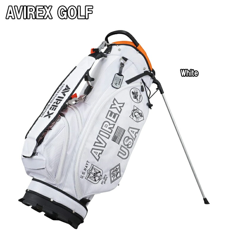 AVIREX GOLF キャディーバッグ（セルフスタンド付き
