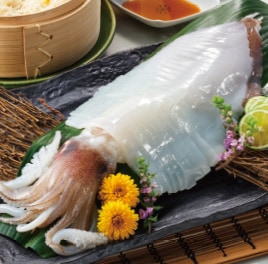 CAS冷凍・剣先いかの姿造り二杯セット