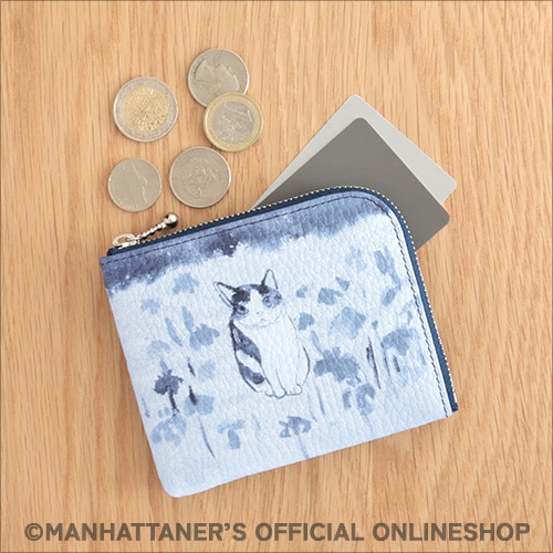 藍パース L字ファスナー財布「逍遥中」 | すべての商品