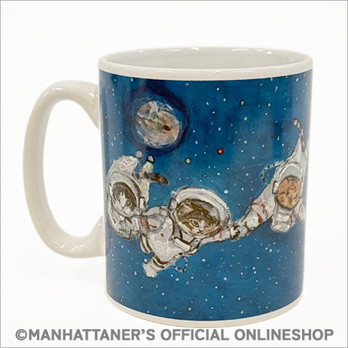 マグカップ 「猫の宇宙飛行士」 | ホーム＆キッチン,マグカップ・食器