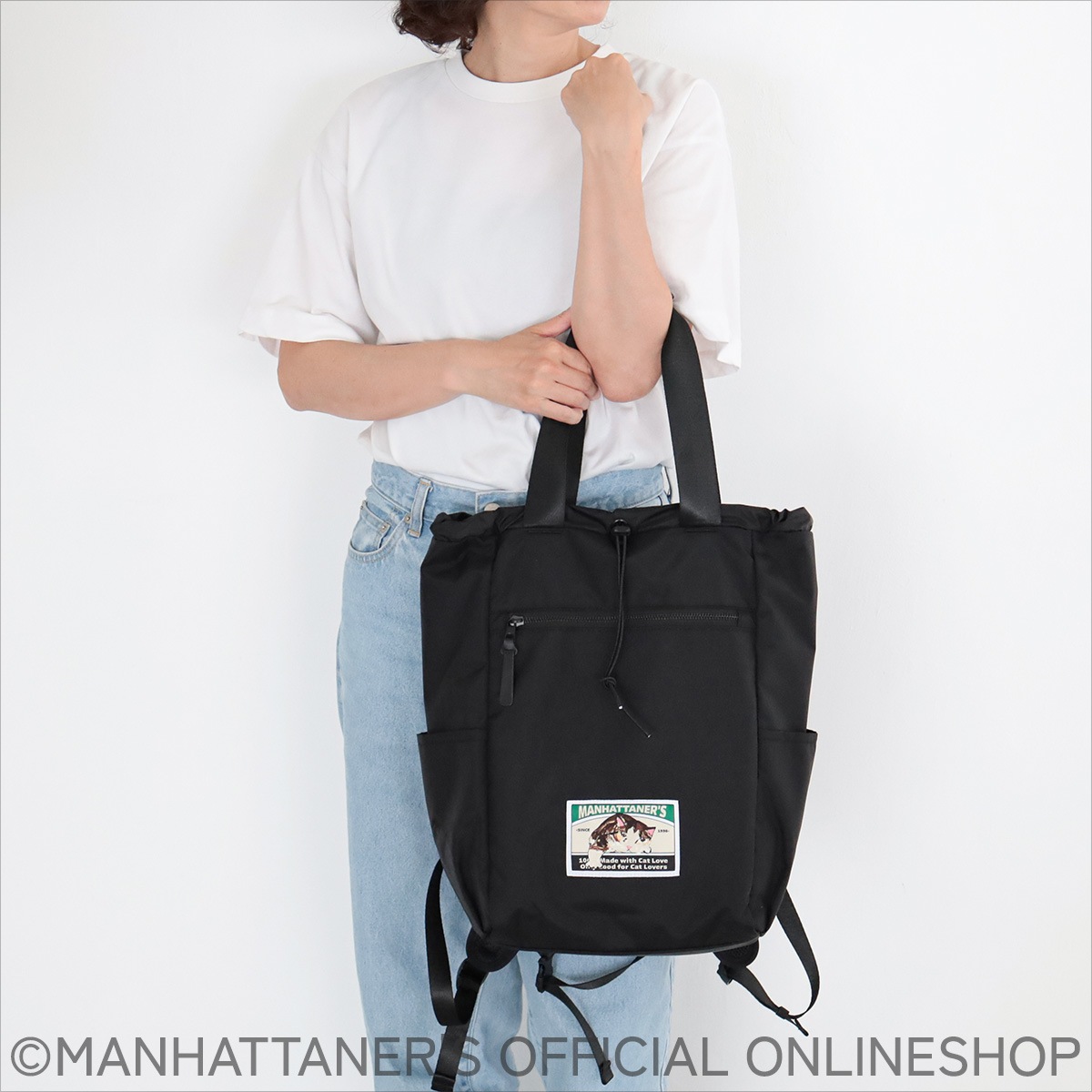 アクティブキャット 2WAYトートリュック「手出しのフェデリコ 