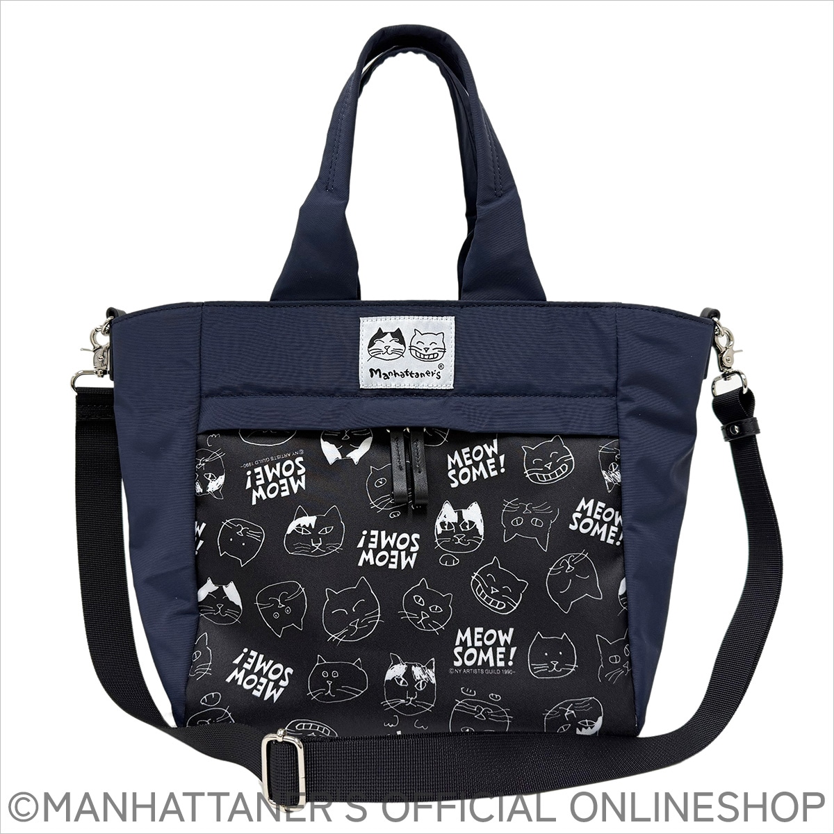 アベニュー 2WAYトートバッグ 「ミャウサム社会」 | <FONT size=2