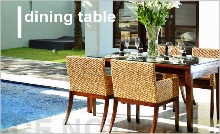 SALE】アジアン家具 ダイニングテーブル 食卓 机 グレイスノート家具