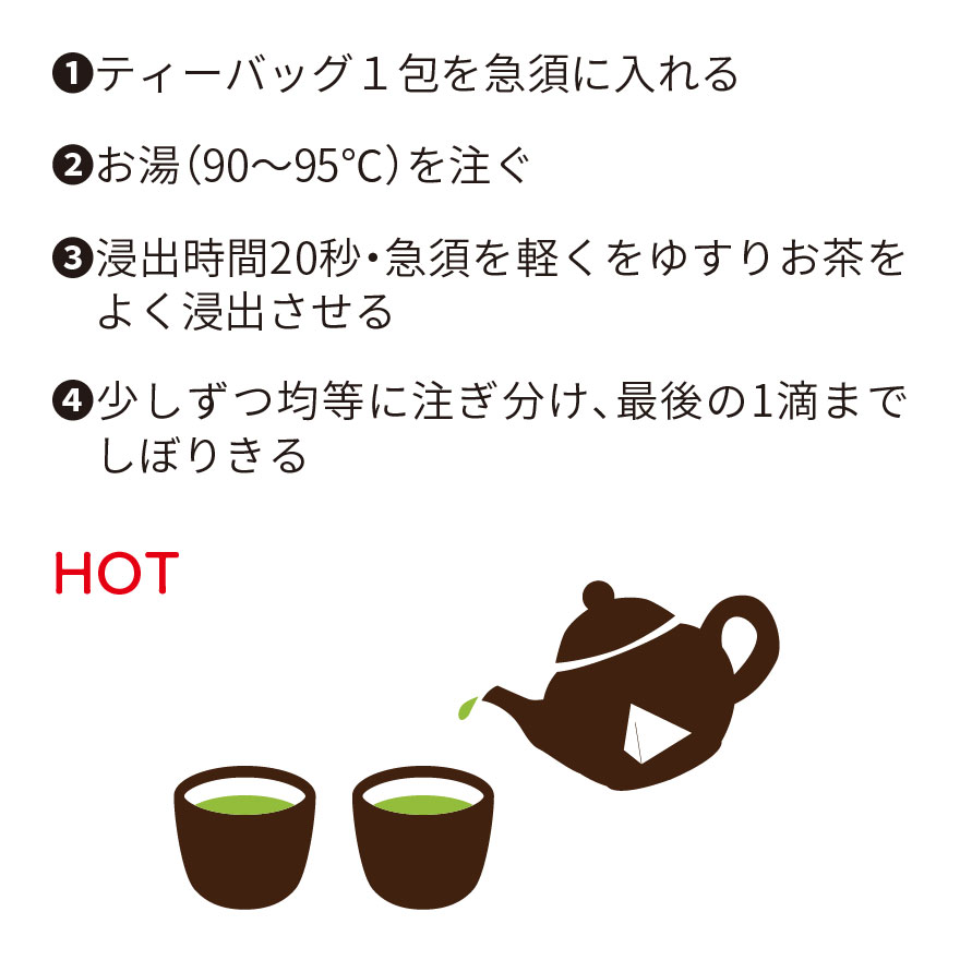 濃い玄米茶ティーバッグ 500g 【業務用茶.com】