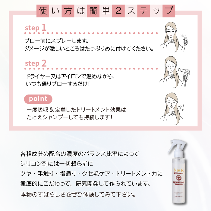 NHEキューティクルリペアトリートメント150ml | ヘアケア | MARIS LAUREN【マリスローレン】公式オンラインストア