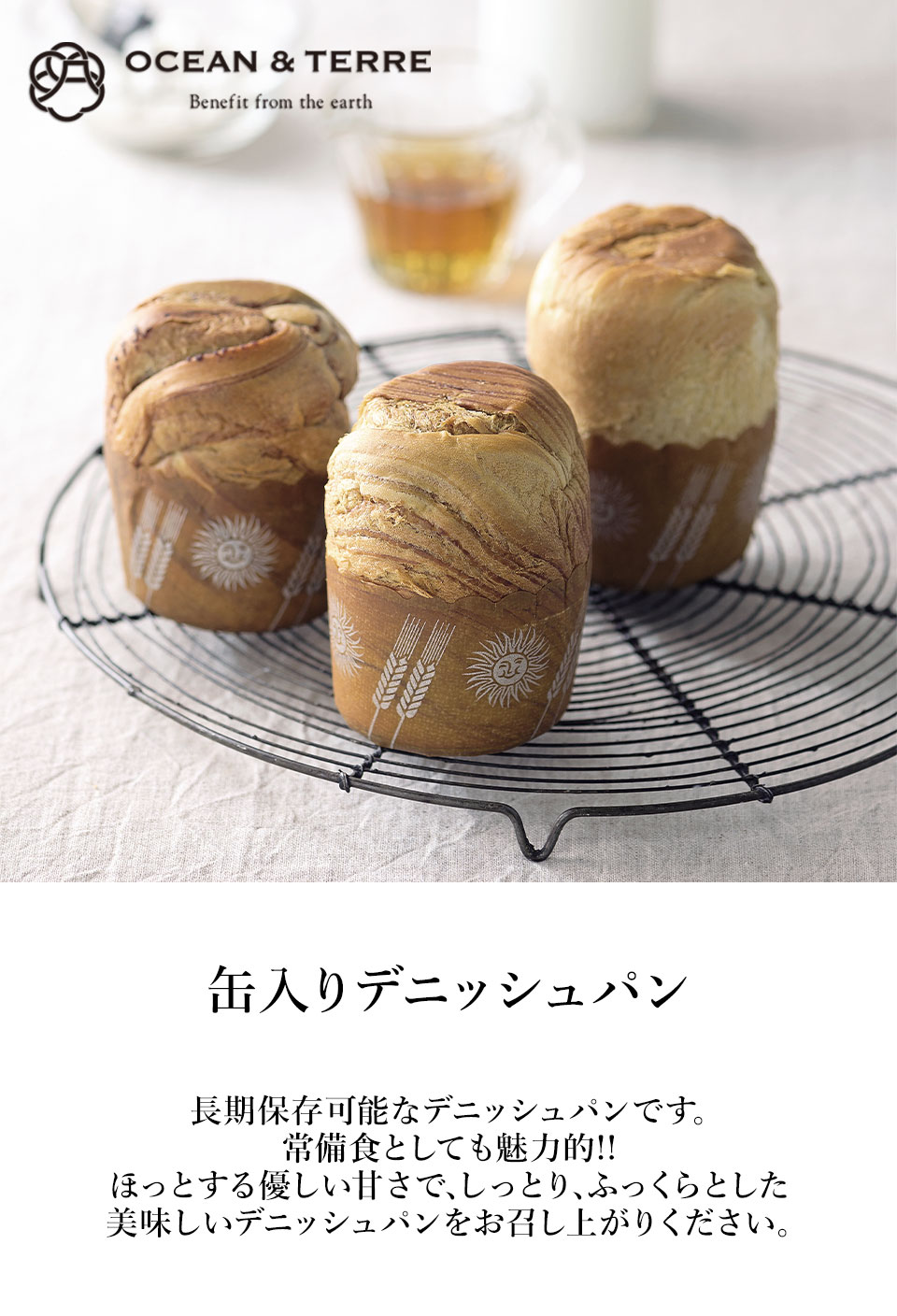 OCEAN & TERRE オーシャンテール 缶入りデニッシュパンセットB 【約5