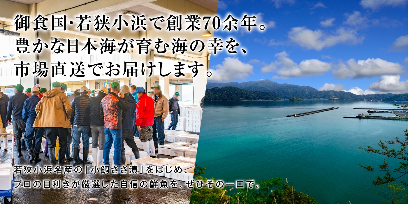 若狭小浜 丸海の小鯛ささ漬 -公式- オンラインショップ