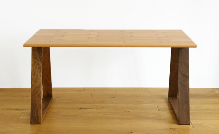kitoki(キトキ) まかない ダイニングテーブル 無垢 ウォールナット オーク 140 160 4人用 高さ70cm-上質な家具・インテリアの通販  大阪マルキン家具