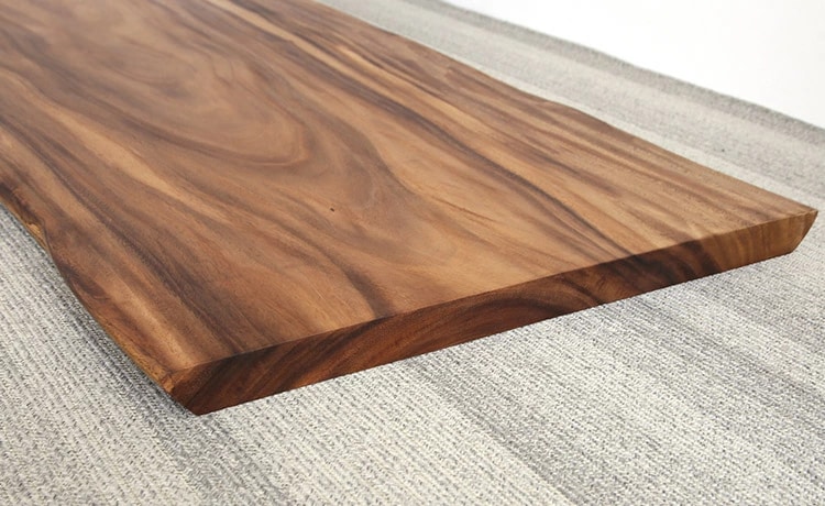 一枚板テーブル モンキーポッド 無垢 材木 幅160 1枚板 オイル塗装 
