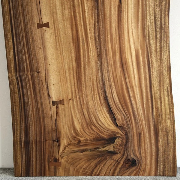 一枚板テーブル モンキーポッド 無垢 材木 幅200 1枚板 オイル塗装 