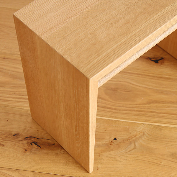 日進木工 ac-cent(アクセント) 2wayサイドテーブル オーク 無垢材 高さ40/47cm | 上質な家具・インテリアの通販 大阪マルキン家具