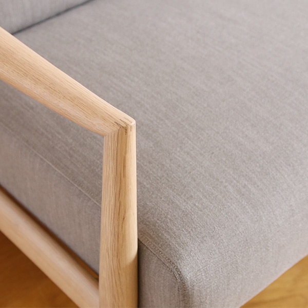 日進木工 nissin フォルムス forms ソファ 北欧 2.5人掛け 展示品・アウトレット】Forms(フォルムス) 2.5人掛けソファ 木