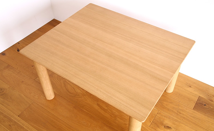 日進木工 LLDテーブル 低めのダイニングテーブル 高さ61cm レッド