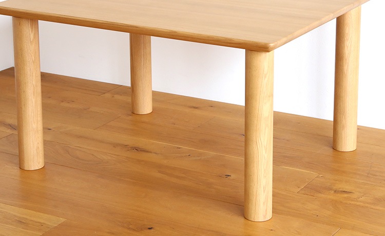 日進木工 LLDテーブル 低めのダイニングテーブル 高さ61cm レッド