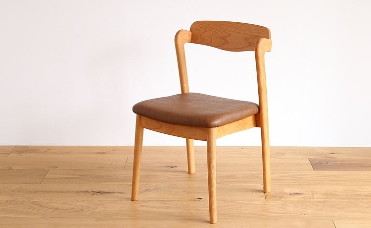 専用☆回転チェア ダークブラウン 茶色 濃茶 ダイニング 椅子 木製 布地 北欧高さ410mm