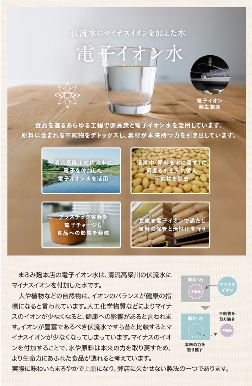 電子イオン水（マイナスイオン水）