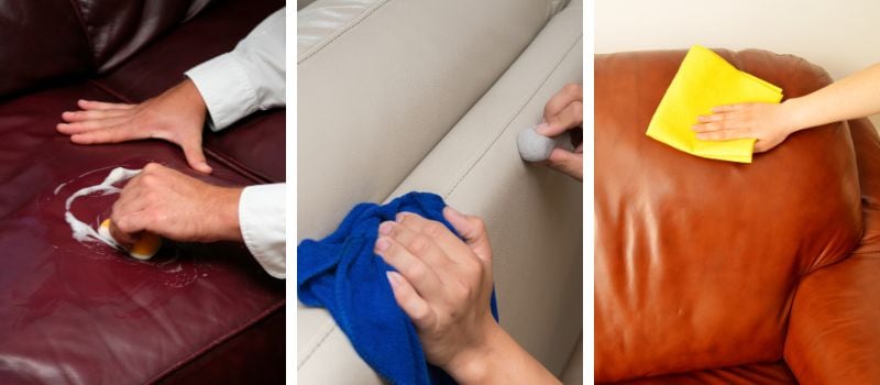 革張り家具のお手入れ（レザーソファ）