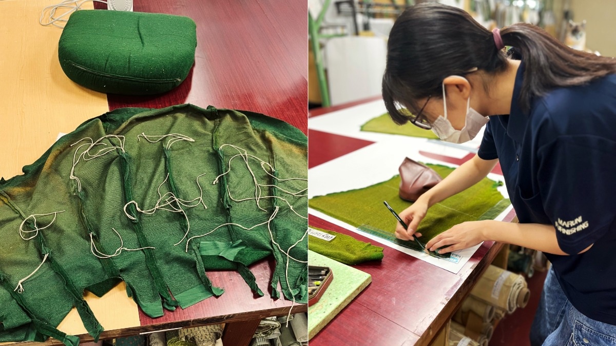 マルニファニシング marunifurnishing マルニ木工 maruni　「リーベ」ラウンジチェアのリノベーション工程