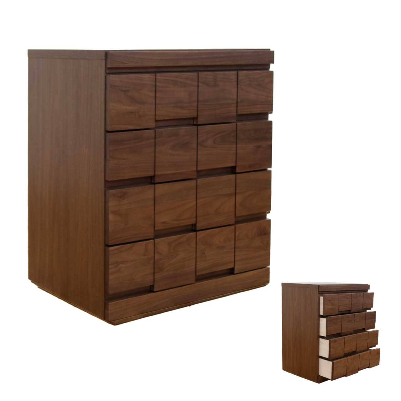 アーク引出タイプ ウォールナット