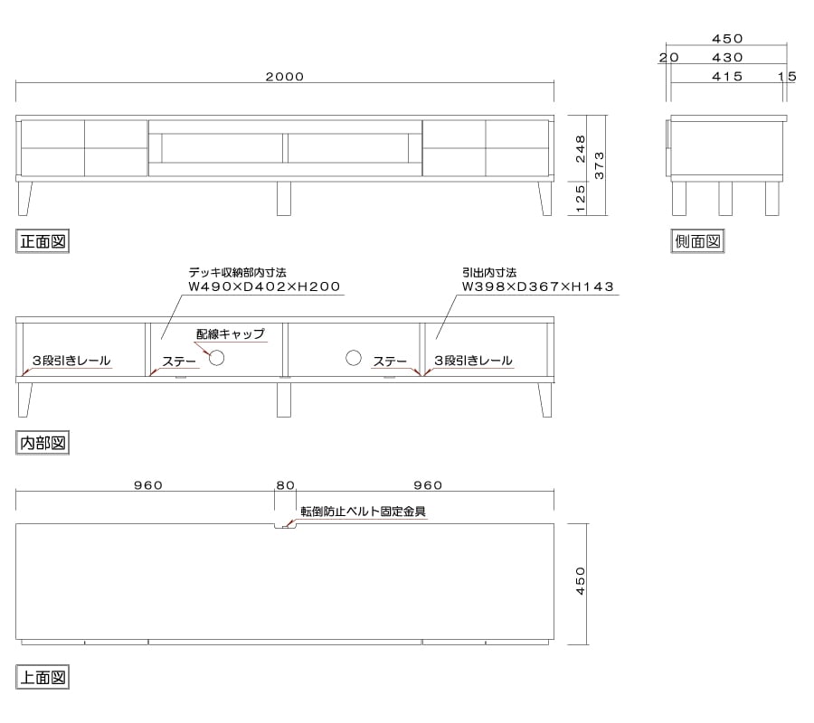 ボニーの詳細図