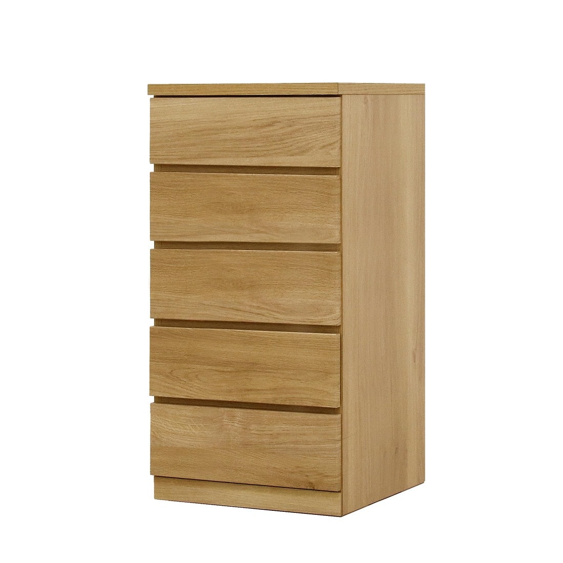 フィット 幅50-5段チェスト(奥行55) オーク | チェスト・タンス | 丸田