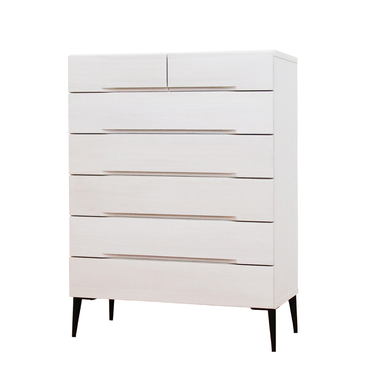 桐モダン 幅118-4段チェスト ホワイト | チェスト・タンス | 丸田木工