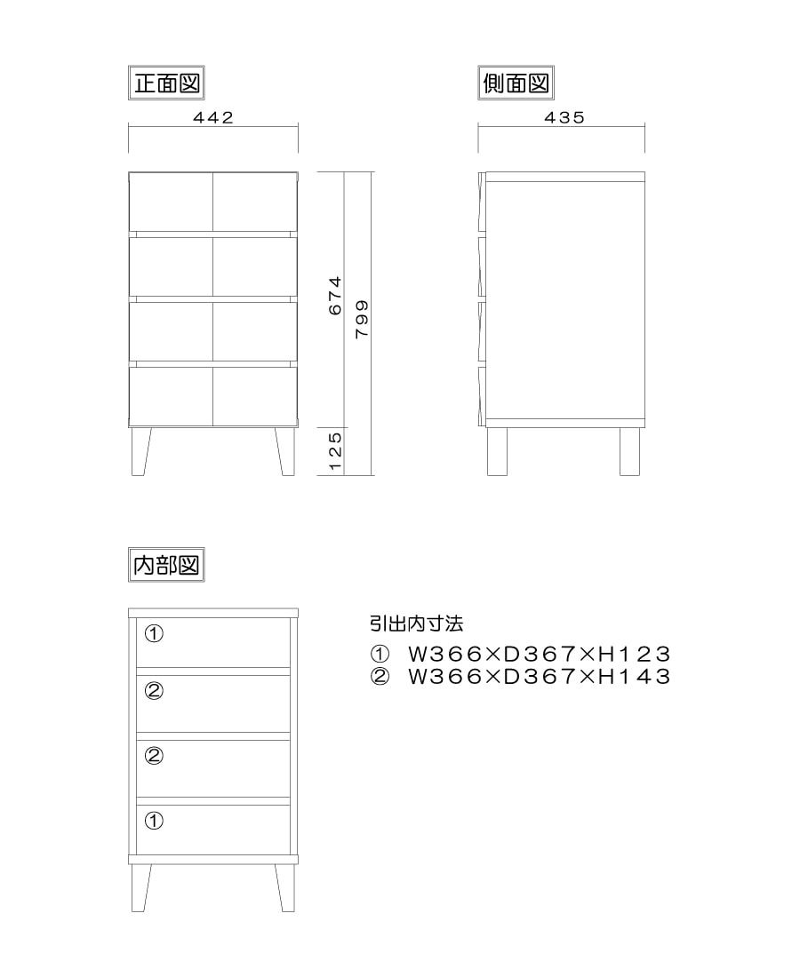 モデルノの詳細図