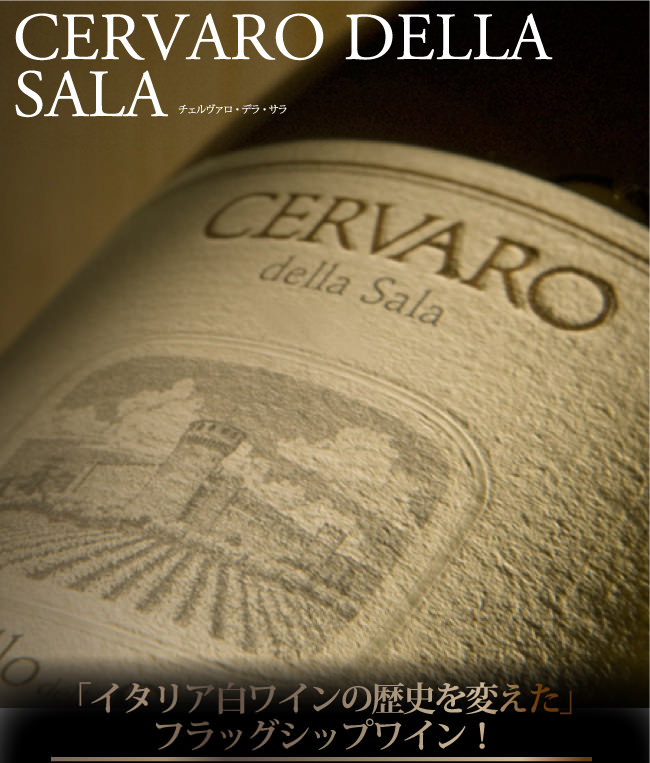 CERVARO DELLA SALA — 「イタリア白ワインの歴史を変えた」フラッグシップワイン！
