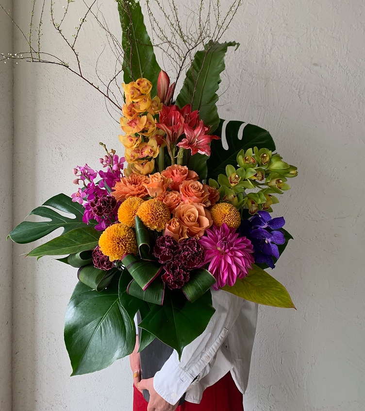 アレンジメント 縦長