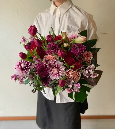 アレンジメント 横長